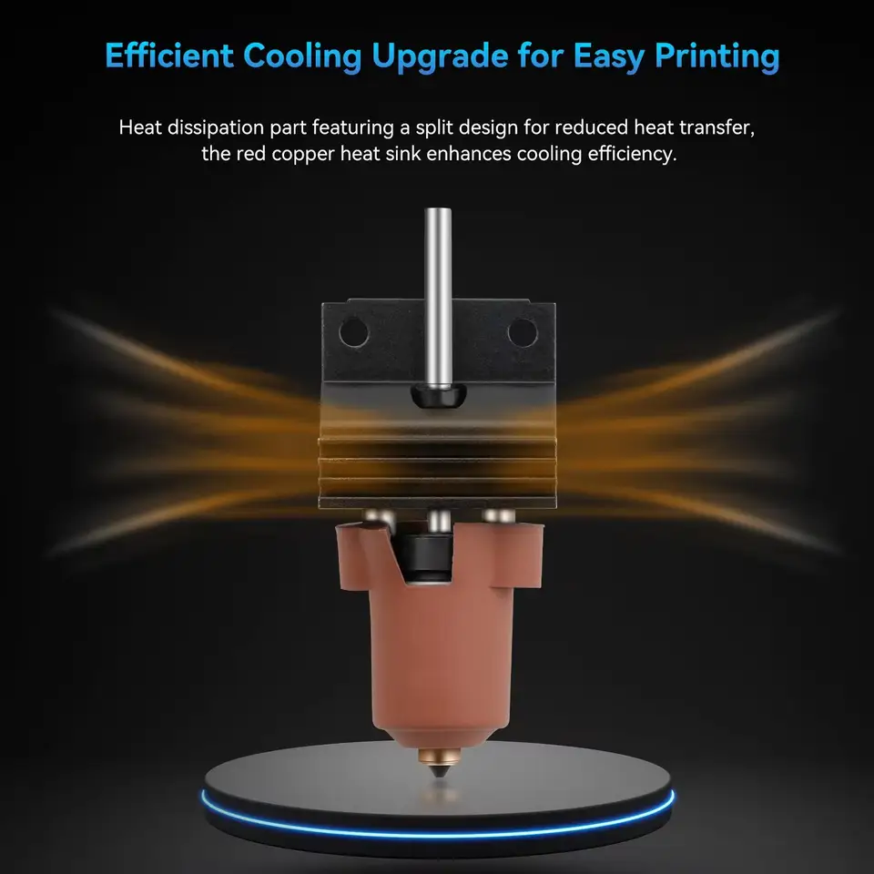 Creality K1/K1 Max/K1C Upgrade Hotend New Version Support 300°C 600mm/s Fast Speed Printing Creality K1 K1 MAX K1C 3D Printer image 3