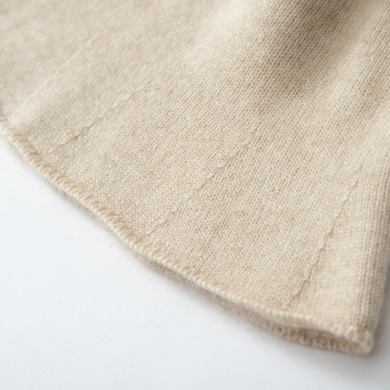 Neue Ankunft Herbst Winter Kaschmir Eimer Hüte Frauen Casual Weich Warm Dome Kaschmir Kniited Hut Mode Koreanische Eimer Kappe – Detail 5