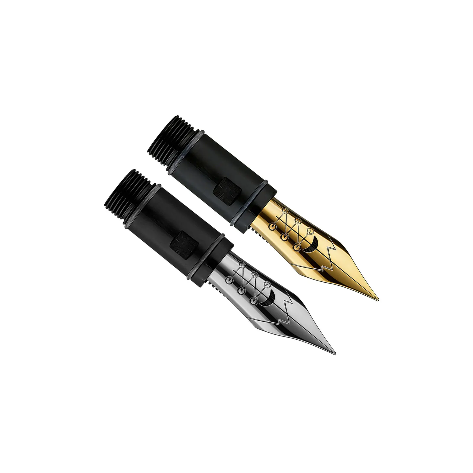 MAJOHN Soft Elastic Calligraphy Nib with Round Body and Pointed Tip for Copperplate and Gothic Styles