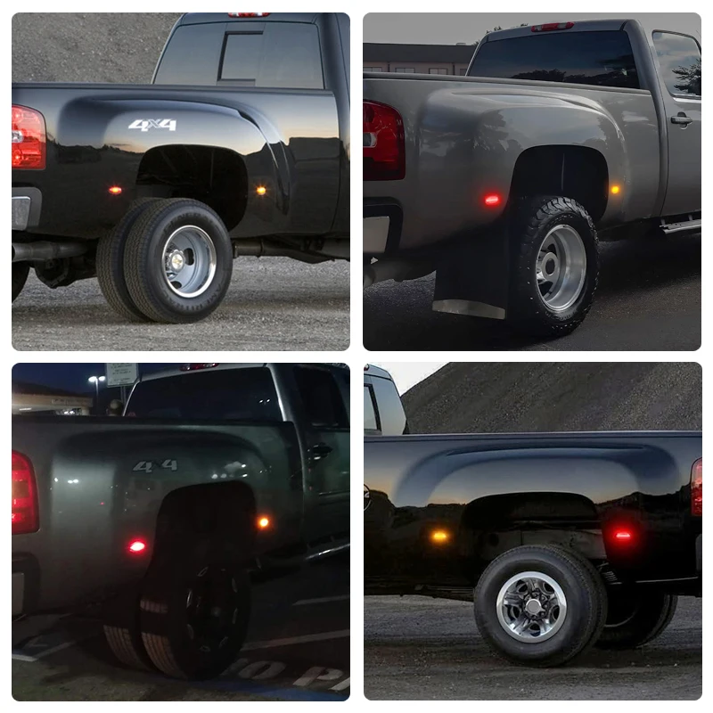 Par De Luces De Estacionamiento Laterales Para Chevy Y GMC Pickup 1984-1991 – Reemplazo Directo