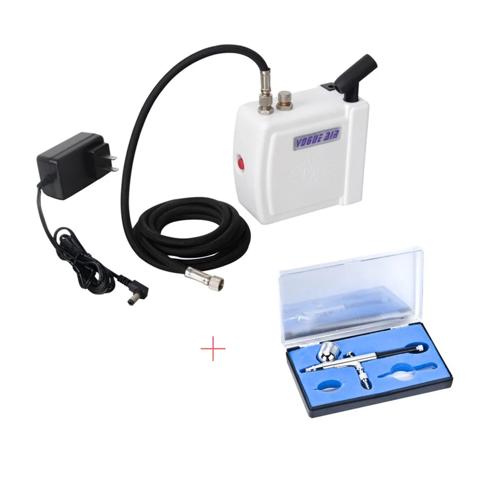 Autolock 30PSI Upgraded Airbrush Kit with Air Compressor, Portable