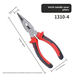 Heavy Duty Multifunction Electric Wire Pliers with Large Opening (6inch pointed pliers)