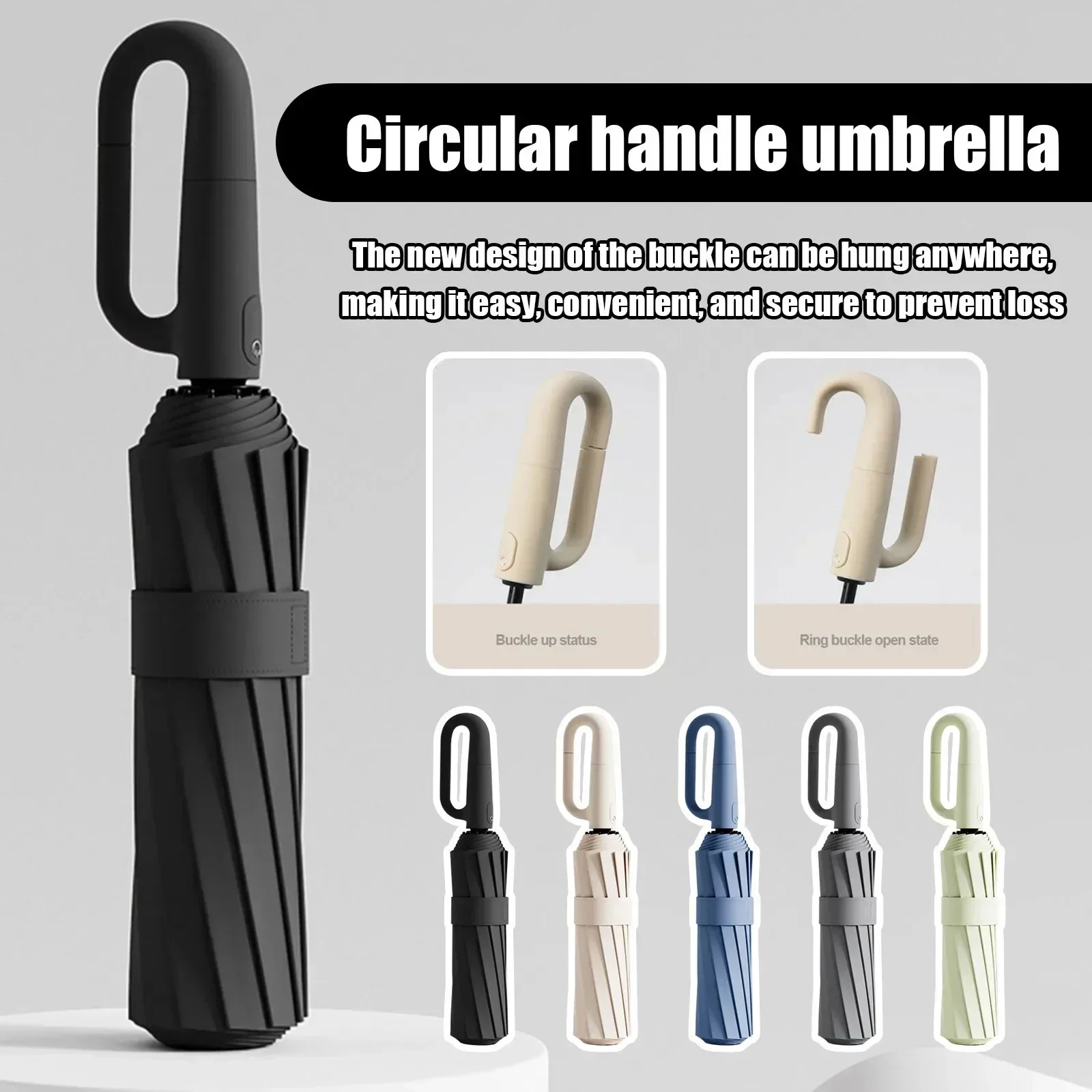Premium Extra Large Wind & Rain Resistant Dual-Purpose Automatic Umbrella