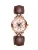 Rotation Dial Quartz Women Watch Genuine Leather Strap Antique Watch