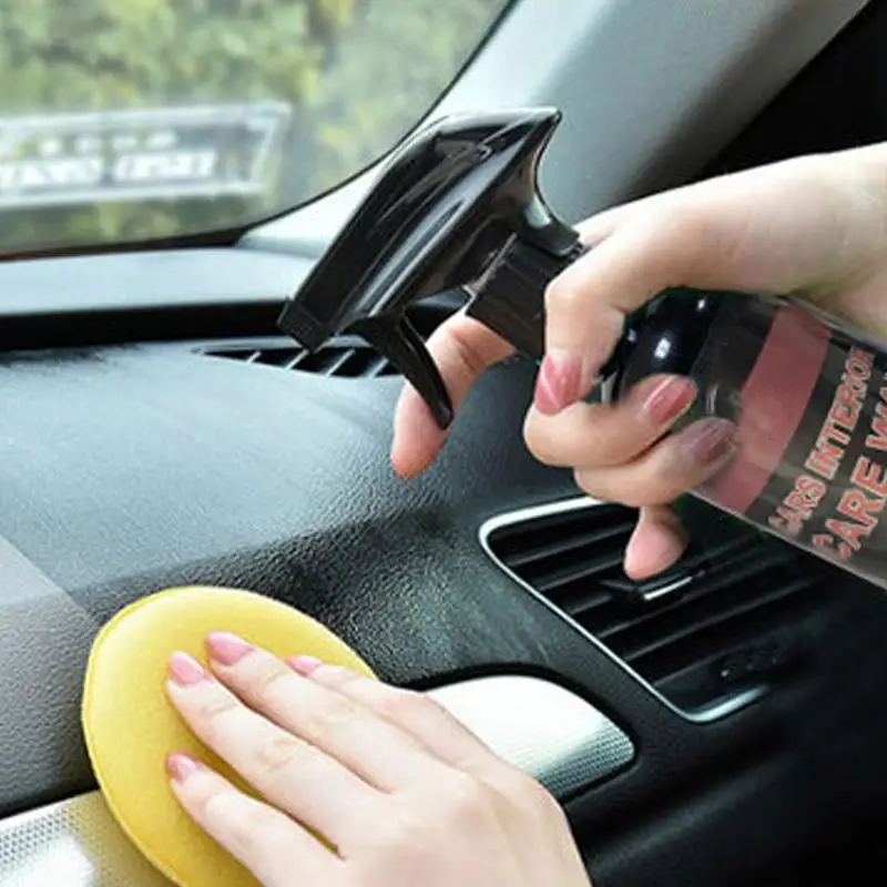 Car Interior Wax Spray Auto Interior Cleaner And Polish 10.15oz Dash Polish Spray Maintenance Repair Agent For Refurbishment