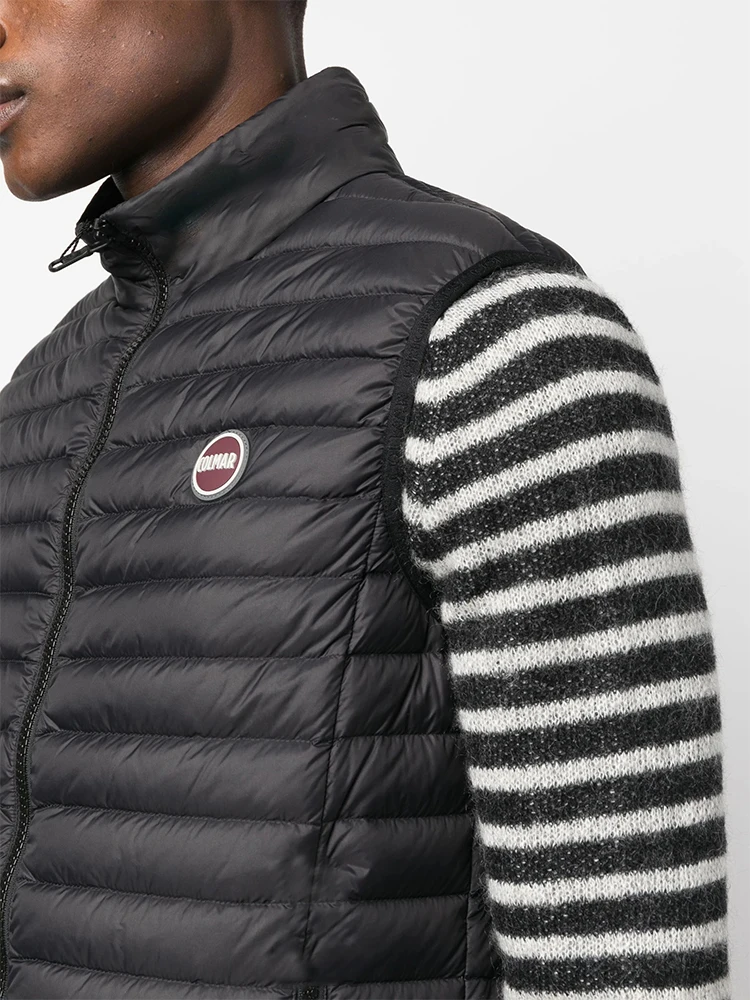 Down Jacket Mens Jacket Men Down Vests Autumn Winter Men's Womens Sleeveless Padded Vest Silicone With Zipper Front Plain Going Out Basic Quilted Jacket