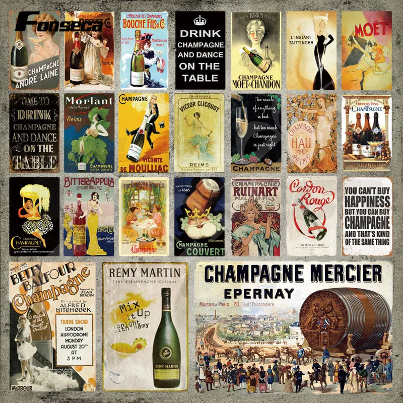 

Vintage Metal Poster Classic Whiskey Tin Sign Metal Sign Iron Painting Wall Stickers Metal Plate for Bar Pub Man Cave Decoration