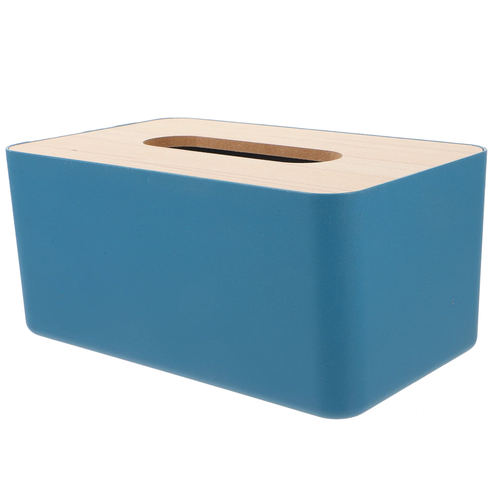 

Desktop Decor Paper Box Wooden Lid Bathroom Supplies Tissue Container Napkin 23X13CM Case Facial Tissue Holder Household