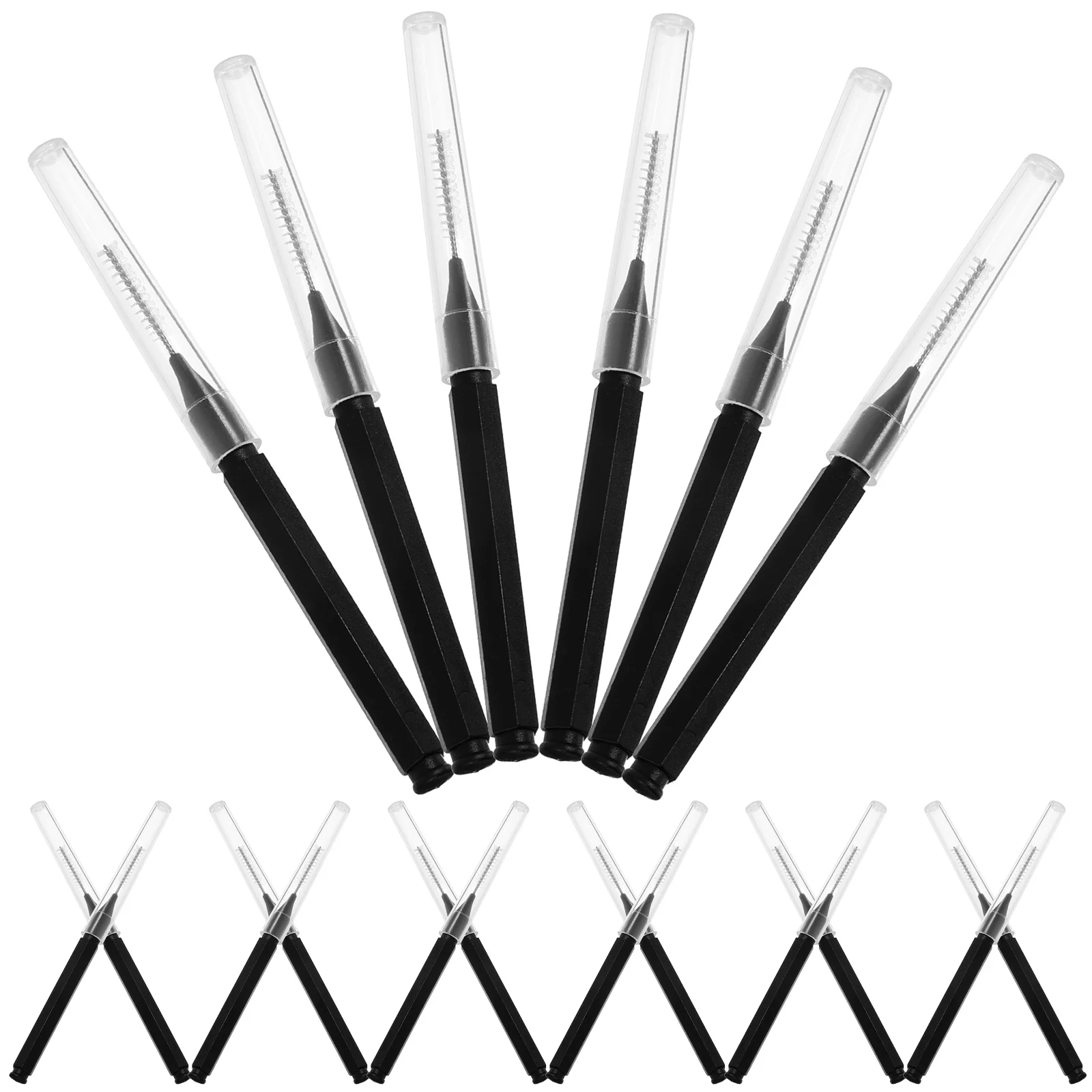 

60 Pcs Eyelashes Brushes Wand Mascara Wands Applicator Professionl Disposable Mesa Para Uñas Acrílicas