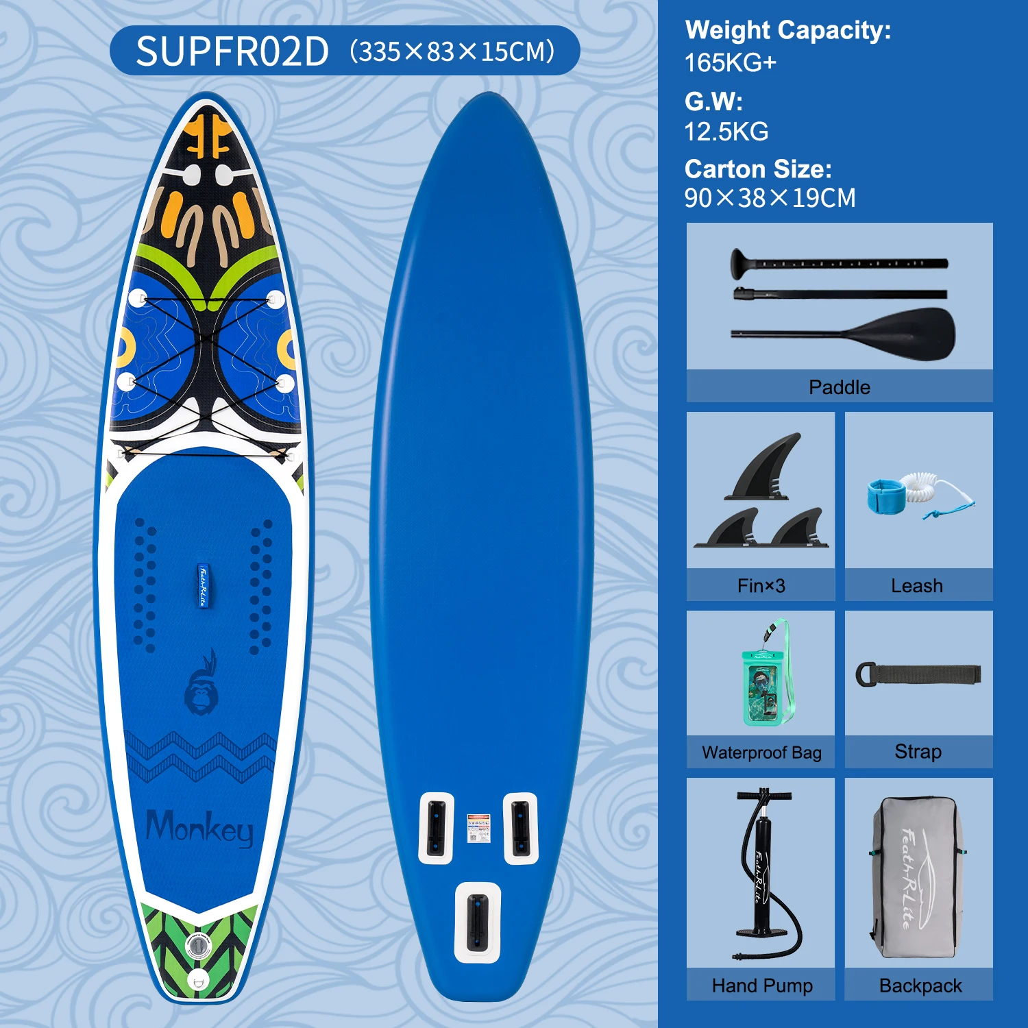 FunWater スタンドアップパドルボード ボード 320×83×15cm FunWater スタンドアップパドルボード ボード 320×83×15cm