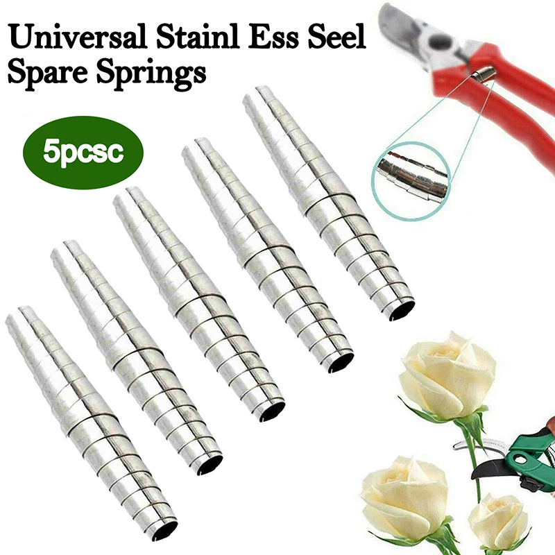 

5/10PCS Precision Springs Pruners Trimming Scissors Replacement Stainless Steel Spring for Garden Pruning Shears Parts
