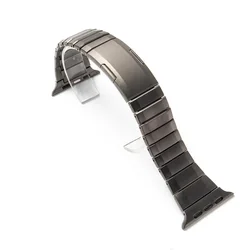 Elegant Stainless Steel Quick Fit Watch Band Replacement Strap - 44mm 45mm 46mm 49mm (Grey)