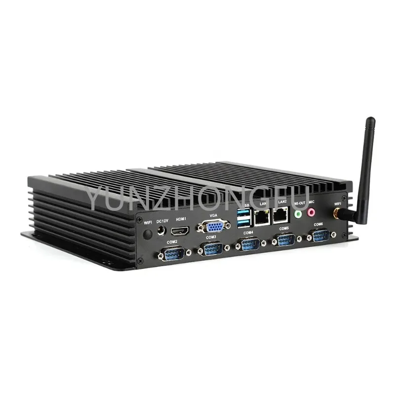 

Professional Industrial Mini Pc Win7 Xp Fanless Embedded Computer with Integrated I/O