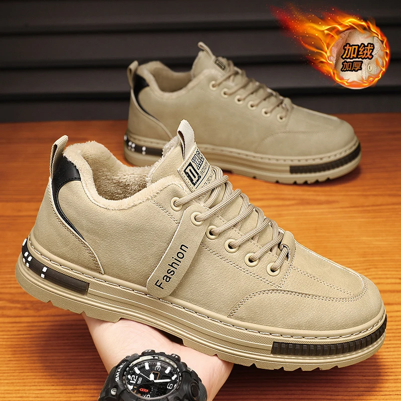 MensPlushandThickenedCasualCottonShoesLaceUpSportsShoesOutdoorWorkShoesJogging.jpg