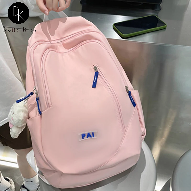 

Casual Girl Book Bags Women Large Capacity Backpack Waterproof Nylon School Bag Travel Backpack Female Laptop Backpack