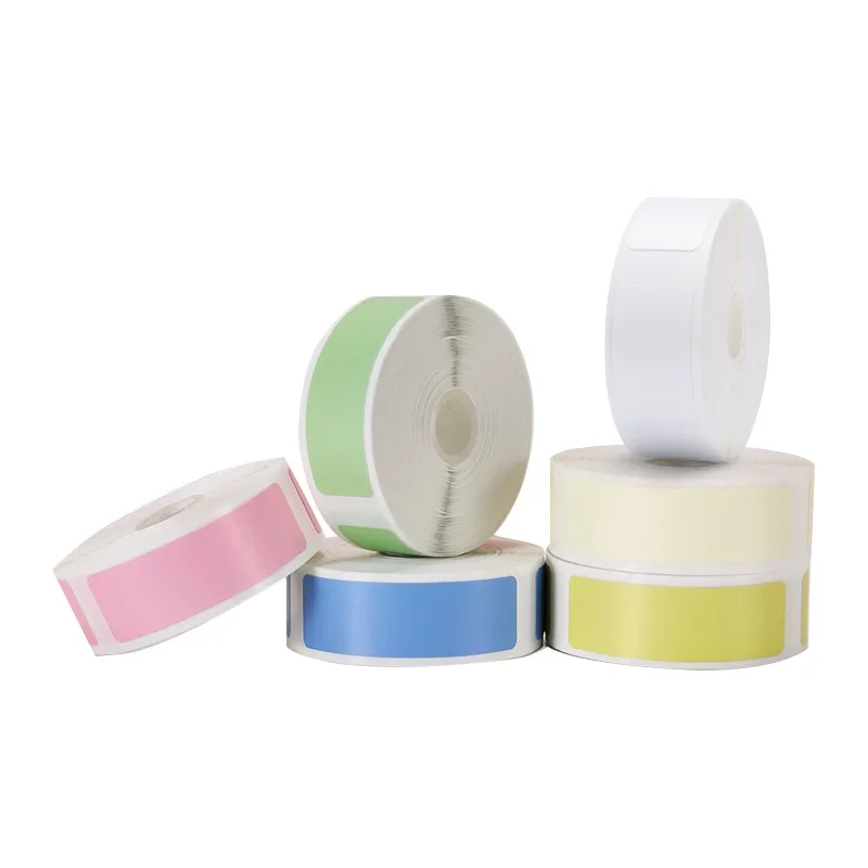 1PC Self-adhesive Sticker Return Address Label Pure Color Advanced Personalized Waterproof and Oil-proof Label