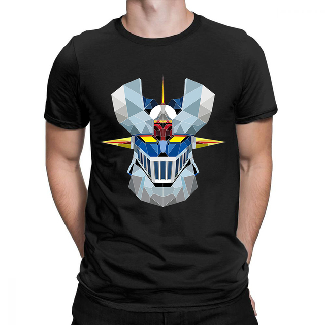 mazinger z t-shirts Men t shirt Harajuku fashion Printed Top Tshirt Unisex T-shirt Fashion Streetwear