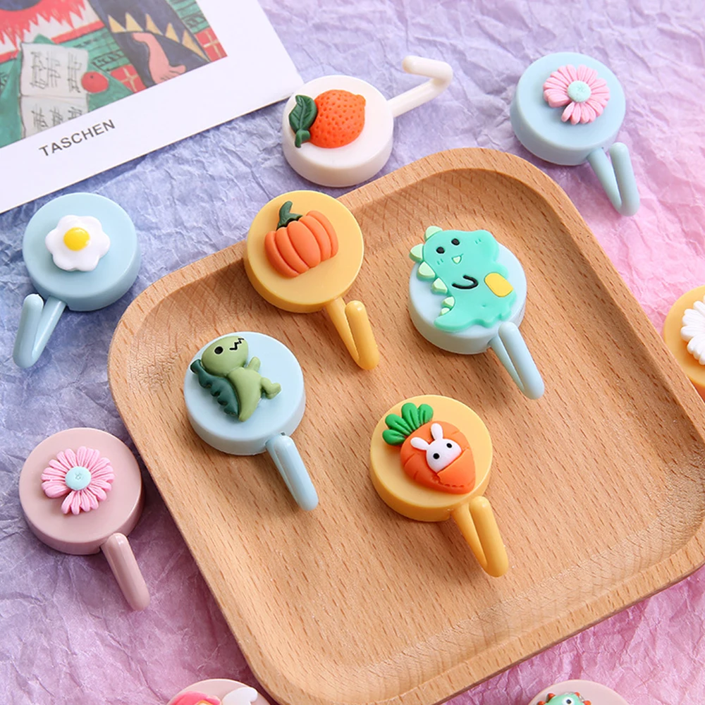 Wall Holder Multi Purpose Hooks Wall Organizer Hook Wall Mount Hooks 1pcs Cute Animal Wall Hook