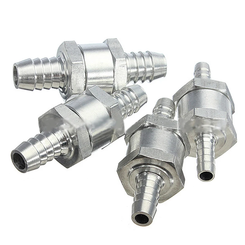 

1pc One Way Check Valve 6/8/10/12/Mm Valves Aluminium Alloy Fuel One-Way Check Valve