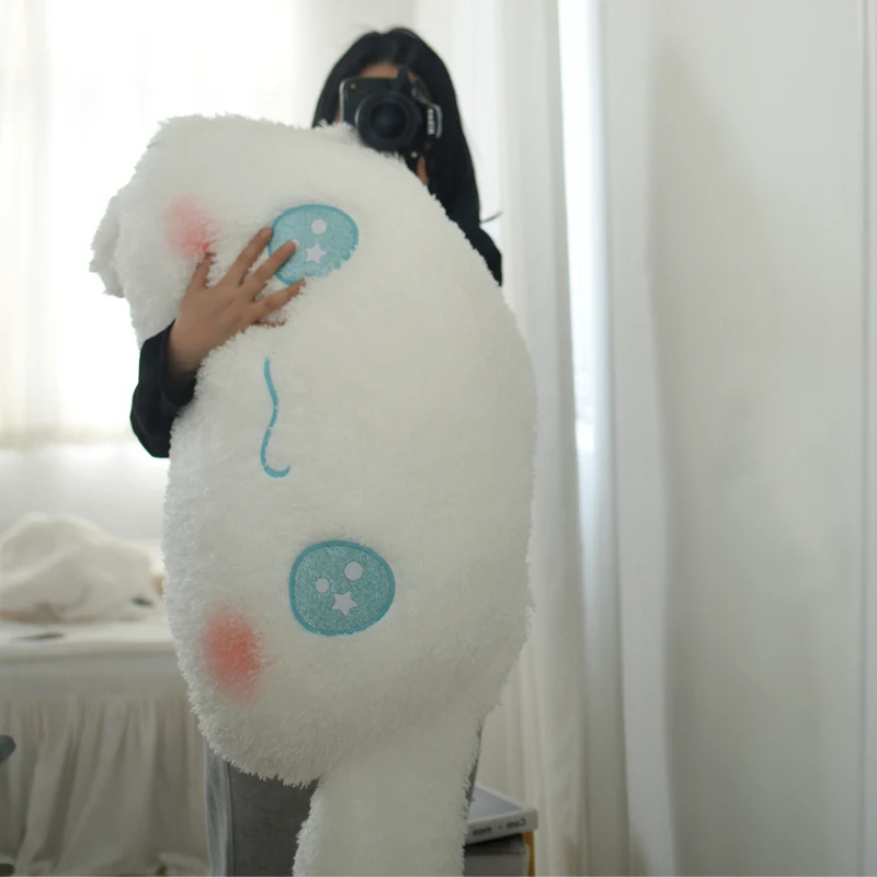 thumbnail image 1 of Lindo y esponjoso japonés CINNAMOROLL, cojín trasero de gran tamaño, almohada decorativa para sofá, peluche abrazable, grueso, suave y cómodo, 1 of 5