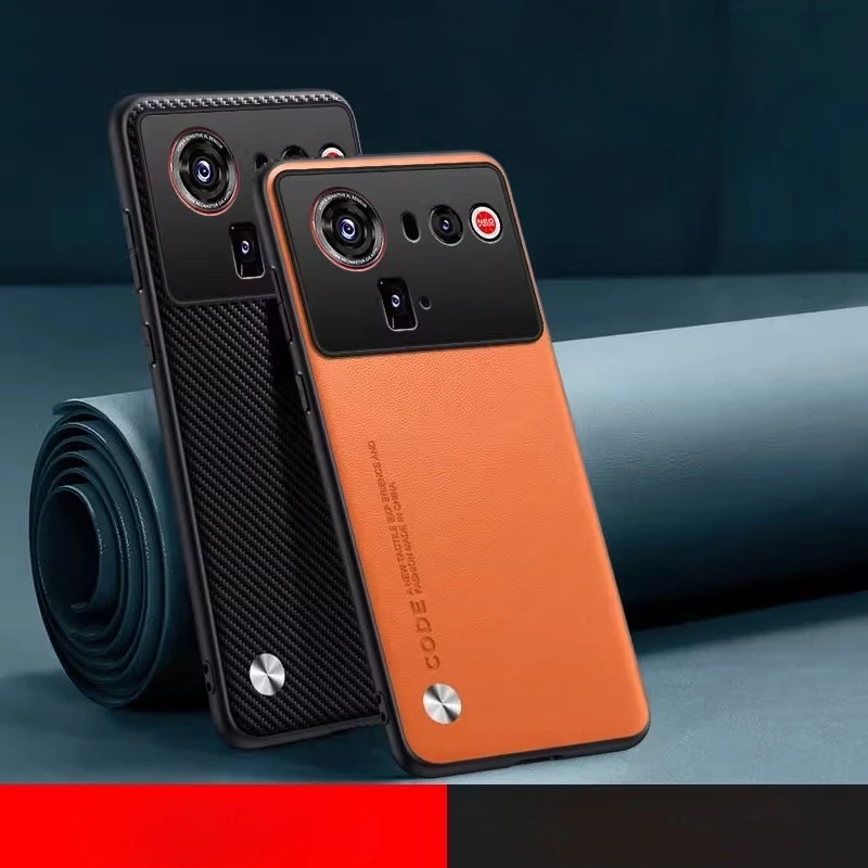 ZTE Nubia Z80 Ultra Premium Plain PU Leather Shockproof Protective Cover