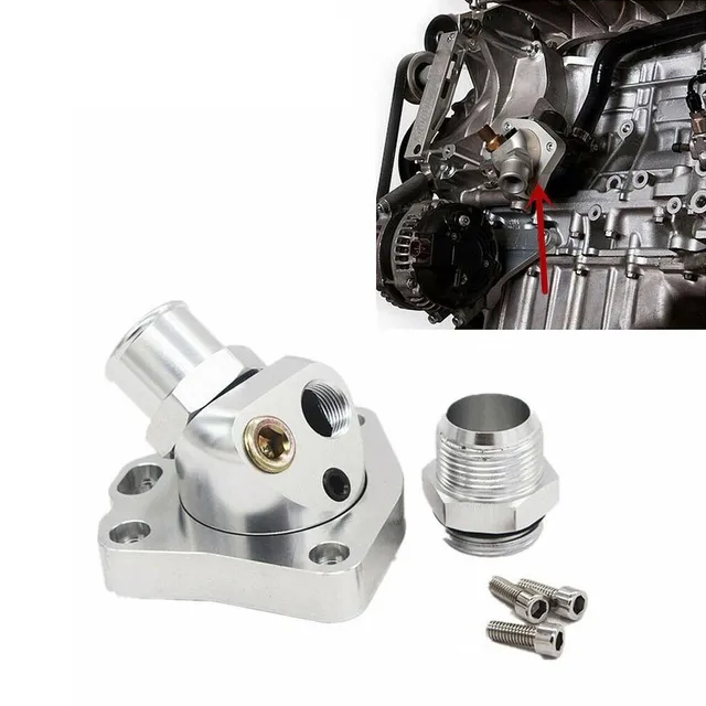 Automotive Replacement Radiator Hoses Swivel Neck Thermostat Housing For K Series K20 K24 Radiator Hose K Swap Silver Color-in Thermostat For House Heat Only - Foto 2