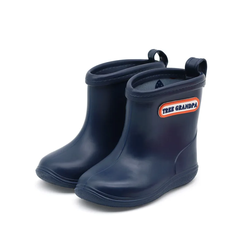 Children's Lightweight Mid-Calf Rain Boots - Soft Bottom Water Shoes