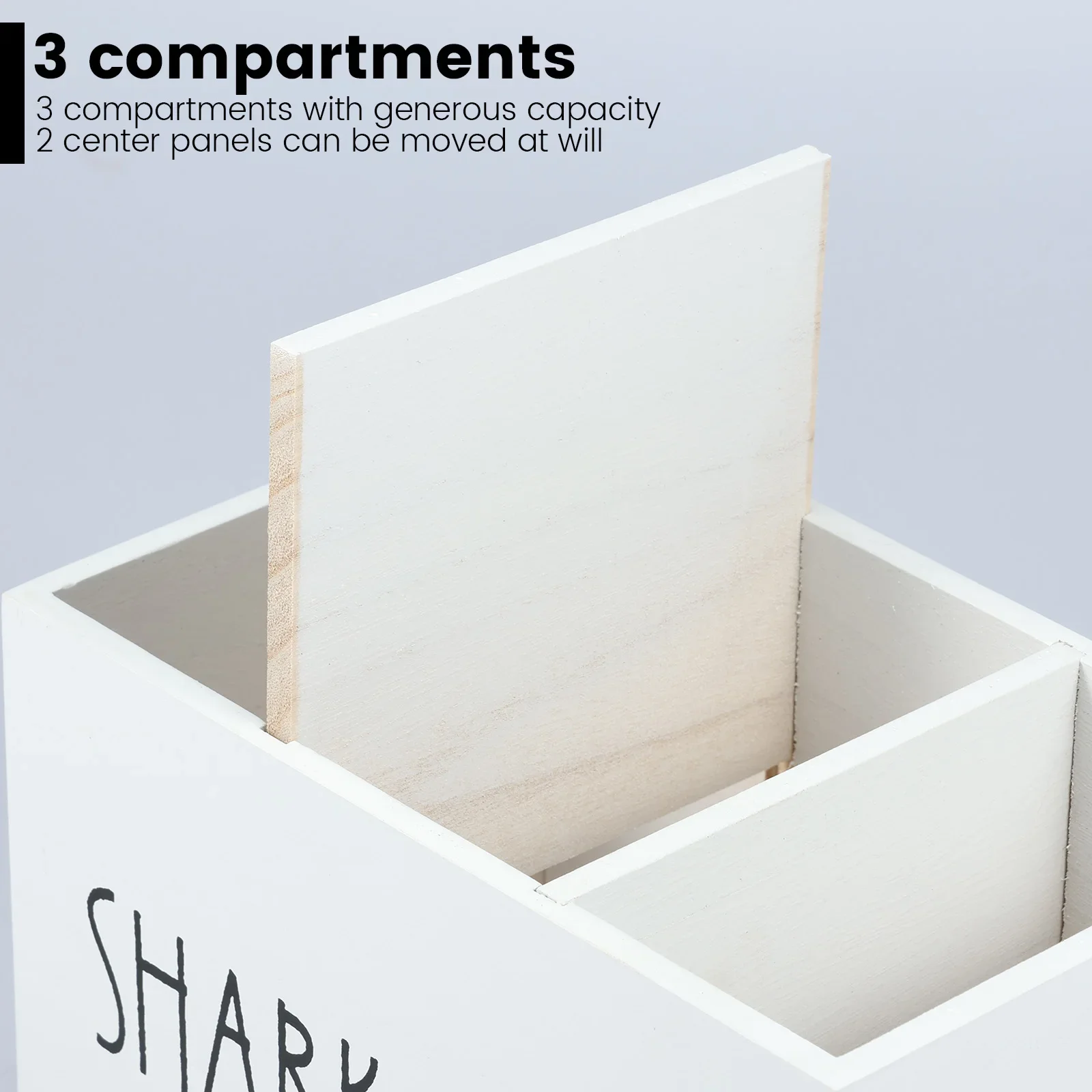 Cotton Pads Storage Box Wood 3-Grid Cotton Pads Tampon Storage Holder Multifunction Cotton Swab Cosmetic Bathroom Organizer 5