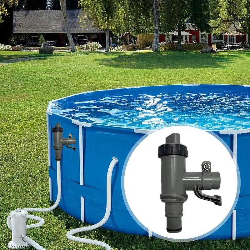 

Inner Shut Off Valve Inner Pool Sturdy Shut-Off Piston Plunger Valve Leakproof Easy Installation Pool Accessories Replacement