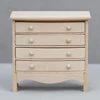 1:12 Dollhouse Miniature Bedside Table Series Storage Cabinet W/Drawer Model Doll House Bedroom Furniture Decor Toy Accessories 2