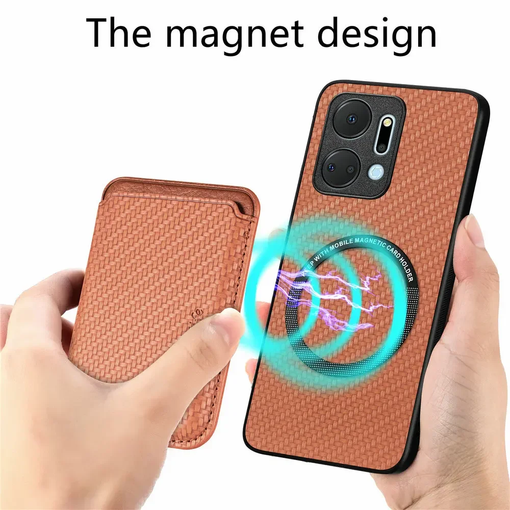 Magnetic 2-in-1 Detachable Leather Wallet Phone Case with Magsafe Compatibility
