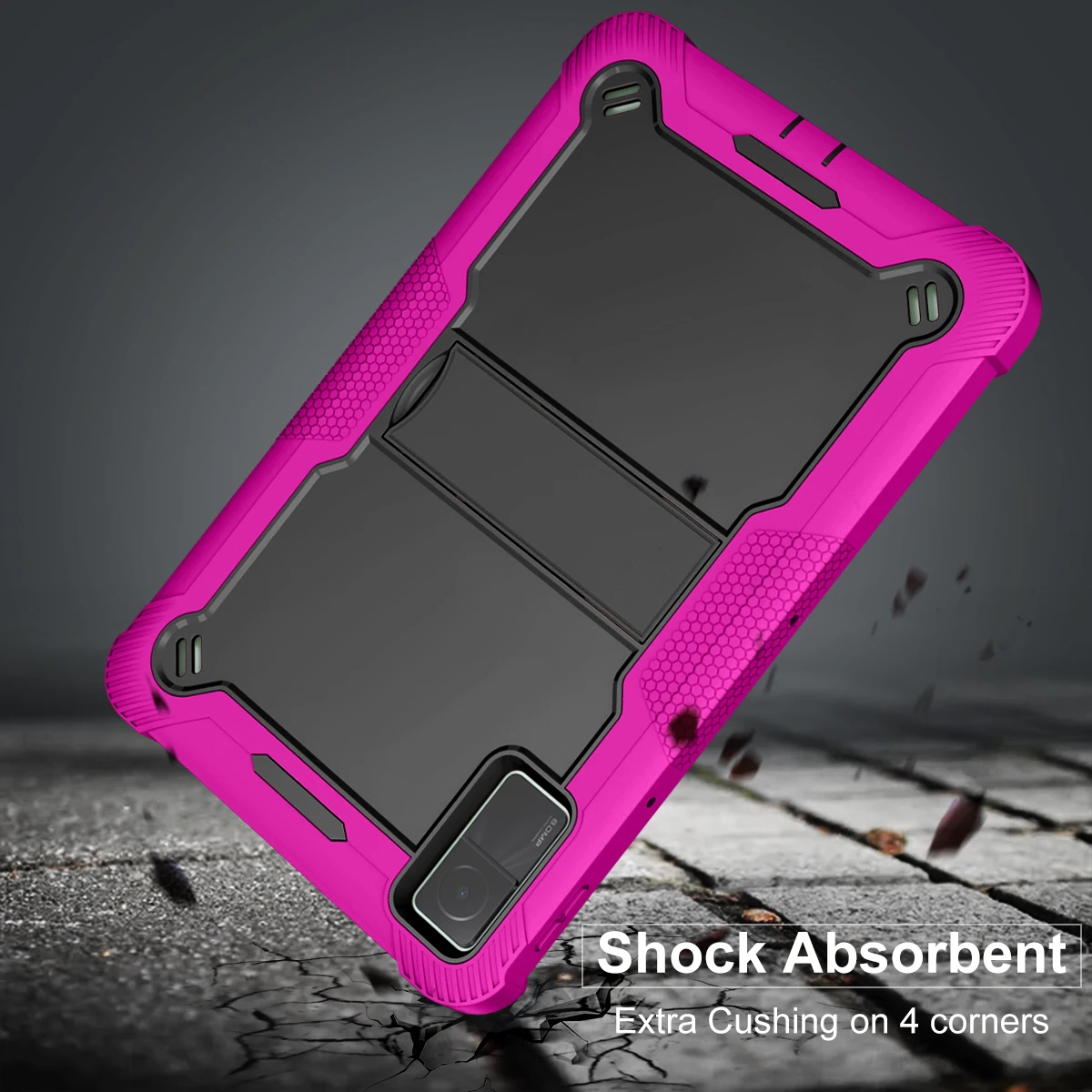 Durable Armor Case with Kickstand & 3-Layer Protection