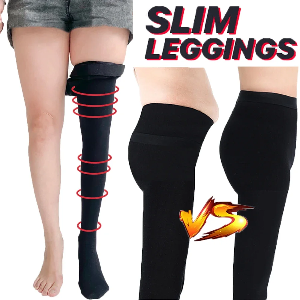 Women Let's Slim Tights Fashion Abdomen Buttocks Outwear Pantyhose Female  High Waist Slim Stocking Compression Seamless Stocking - AliExpress