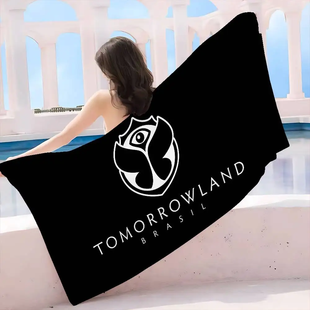Tomorrowland Music Logo Microfiber Beach Towel Absorbent Quick dry Soft Yoga Swimming Resort Mountain Climbing Towel