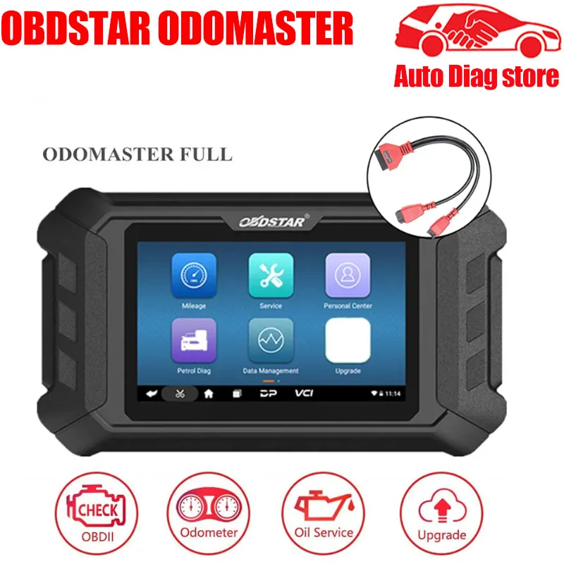 

OBDSTAR ODOMASTER Cluster Calibration/OBDII and Special Functions Cover More Vehicles Models Get Free FCA Adapter