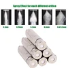 100pcs 3/16 Thread High Pressure Mist Nozzle with Filter Anti Drip Fogging Sprinkler Garden Agriculture Cooling Humidfy Fittings 3