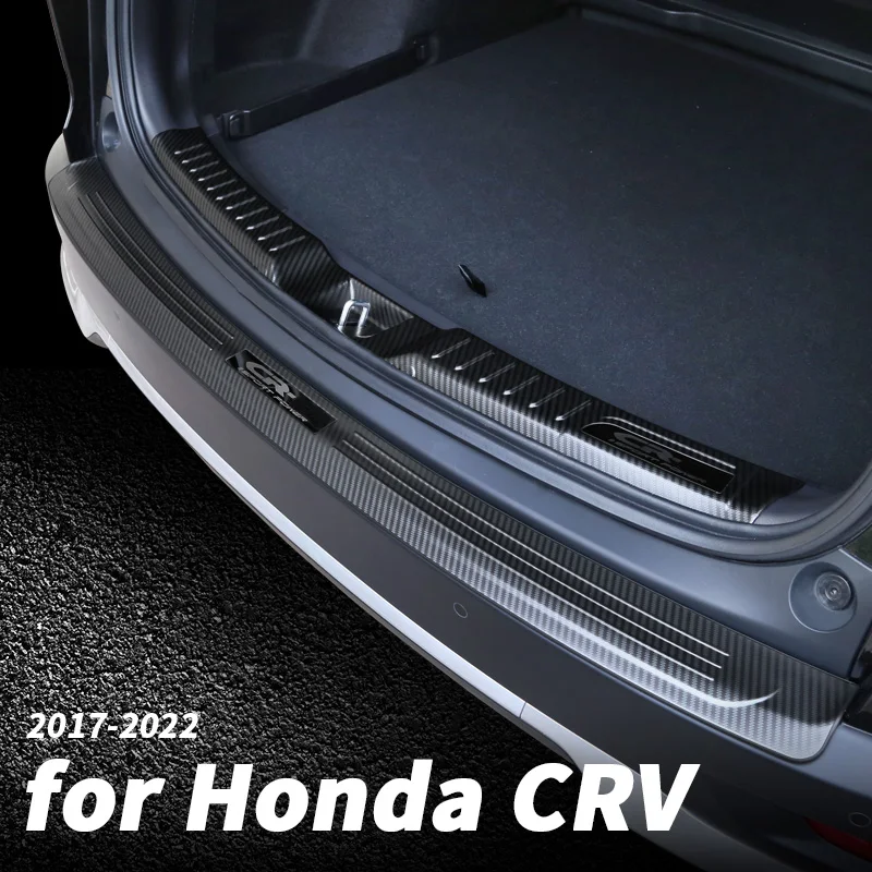 Trunk rear guard panel door sill strip modified decorative accessories car supplies For Honda CRV 2017 2018 2019 2020  2021 2022