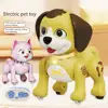 Robot Pet Robot Toy Walking Dancing Rc Robot Dog Cat Toy for Toddlers 2.4ghz Remote Control Pet with Sound Light Gift for Boys 2