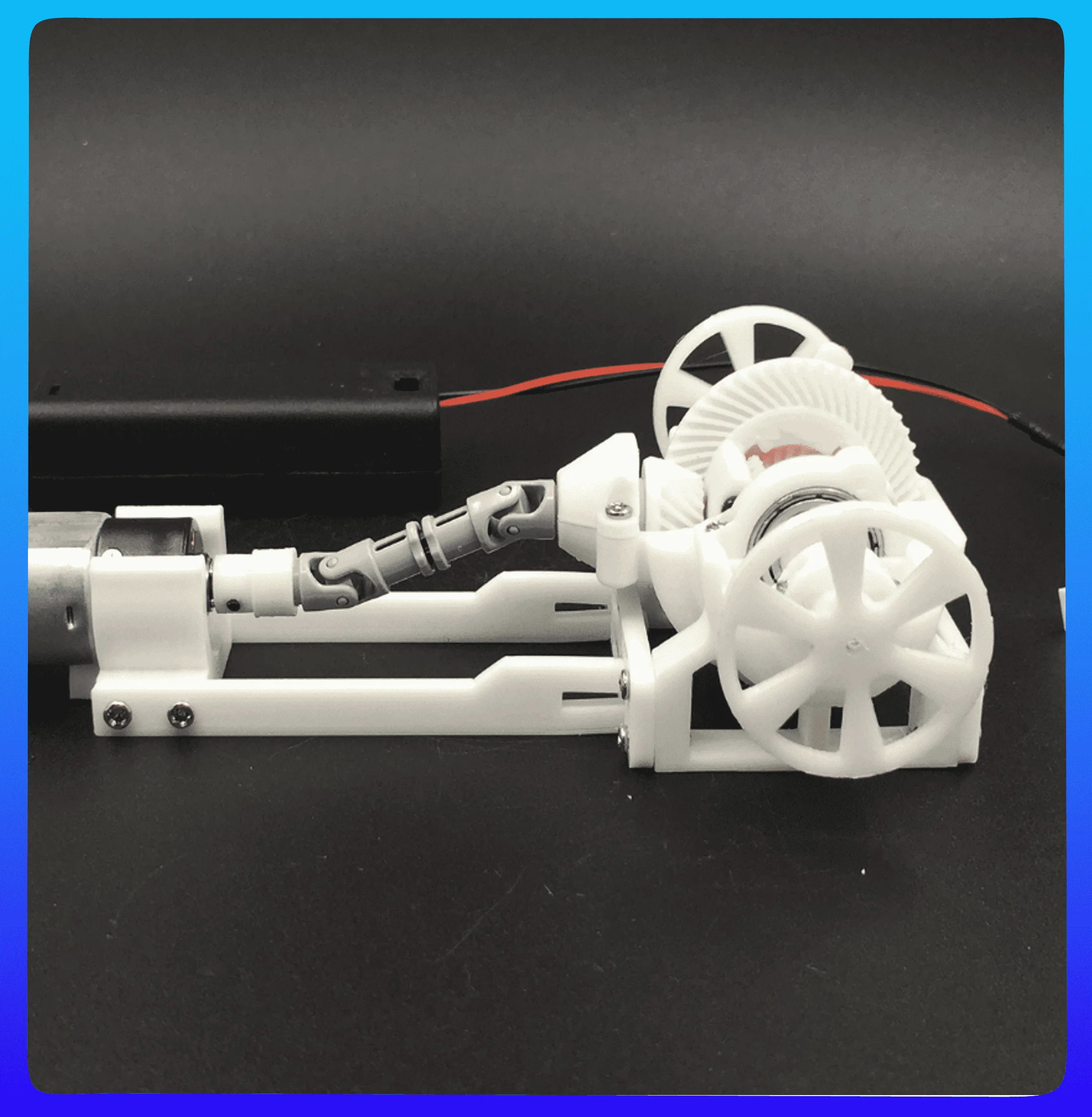 Automobile Open Differential Gear Simulation Science Discovery STEM Education Physics Experiment Kit For Children Gifts