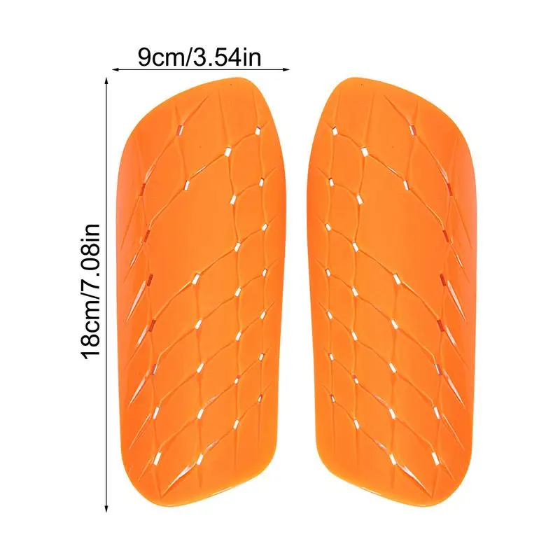 Soccer Shin Guards 2pcs Small Shin Guards For Youth Soccer Cushion Protection Shock Absorbing Calf Protective Gear For