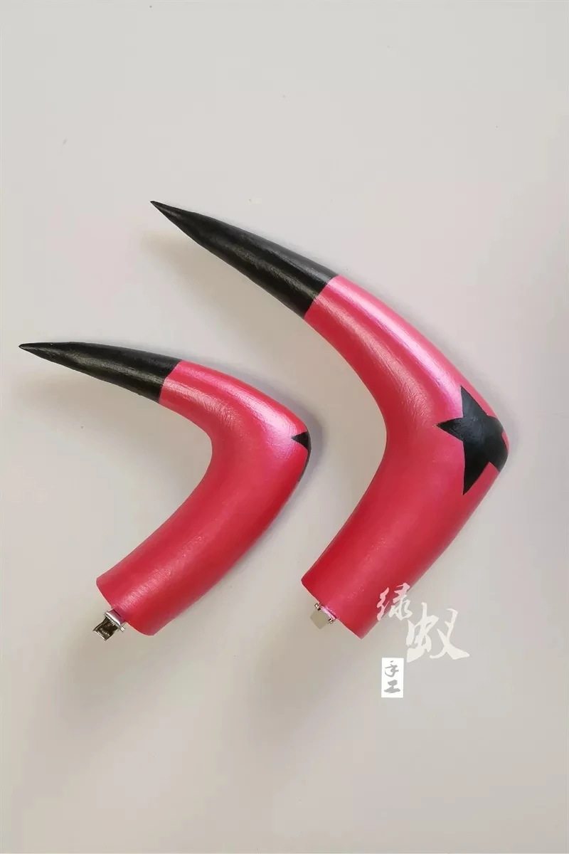 New Hazbin Cosplay Hotel Helluva Boss Verosika Mayday Cosplay Women Red Horn Headband Hairpin Prop Halloween Christmas Headwear 23 New Hazbin Cosplay Hotel Helluva Boss Verosika Mayday Cosplay Women Red Horn Headband Hairpin Prop Halloween Christmas Headwear 14