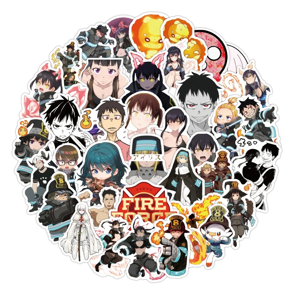 cool anime fire Sticker for Sale by RohixTem