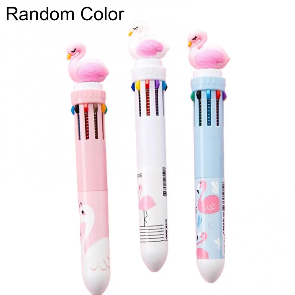 Рисунок 5 - 10 в 1 разноцветная шариковая ручка с 3D Фламинго 0