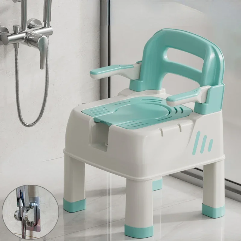 Enhanced Comfort Bath Seat AntiSlip Chair Supportive Back Safe Showering SlipResistant Bath Seat Premium Bathing Comfort