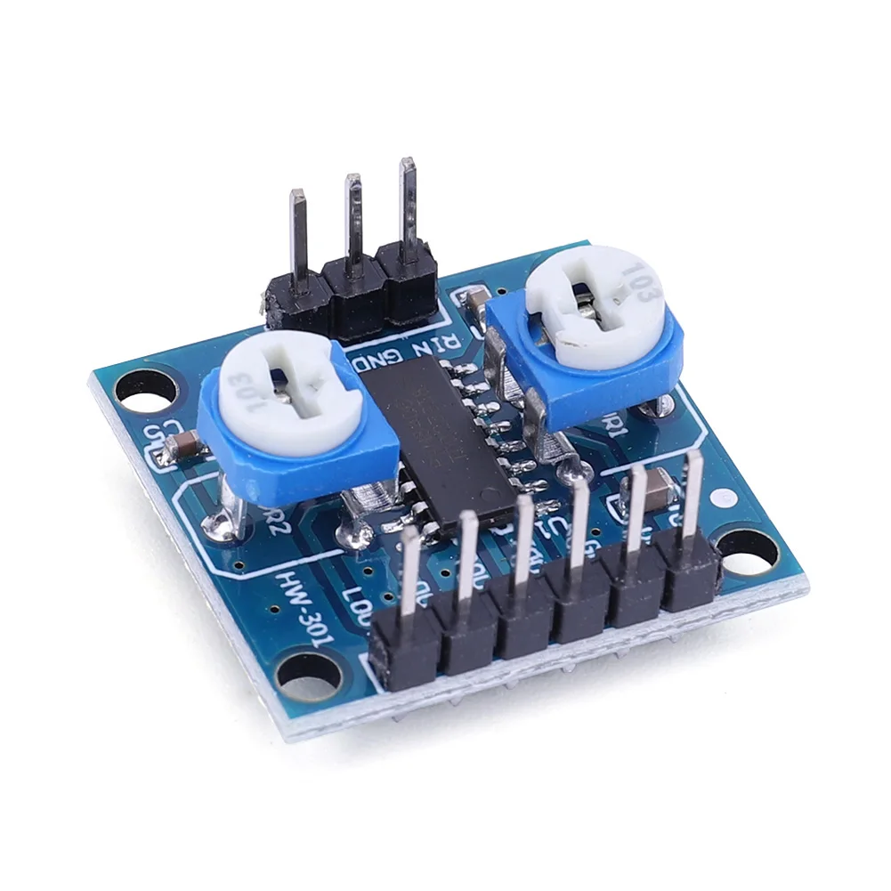 Audio Amplifier Board Audio Speaker PAM8406 Digital Amplifier Board with Volume Potentiometer 2x5W Stereo Audio Module Dual Channel 2.5-5V for Electronic Devices