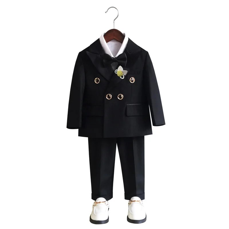Boys Suit For Wedding Baby Boys Suit Children Blazer Jacket Pants Tie