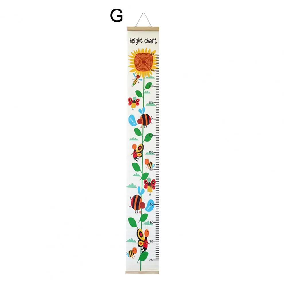 Kids Growth Chart Cartoon Animal Height Chart Children's Growth Wall Hanging with Cartoon for Boys for Bedroom Boys