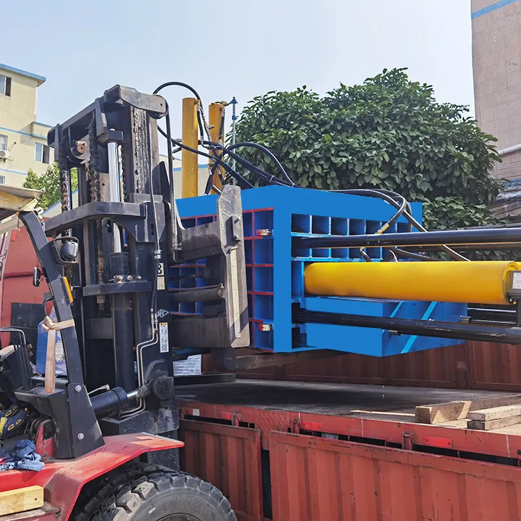 Plastic Metal Scrap Garbage Compressor Compactor Hydraulic Baler Machine 3