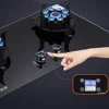 Flip Embedded Fierce Fire Stove Household Gas Burner Stove for Kitchen Cooktop Upgrade Timing Kitchen Gas Cooker Energy-saving 4