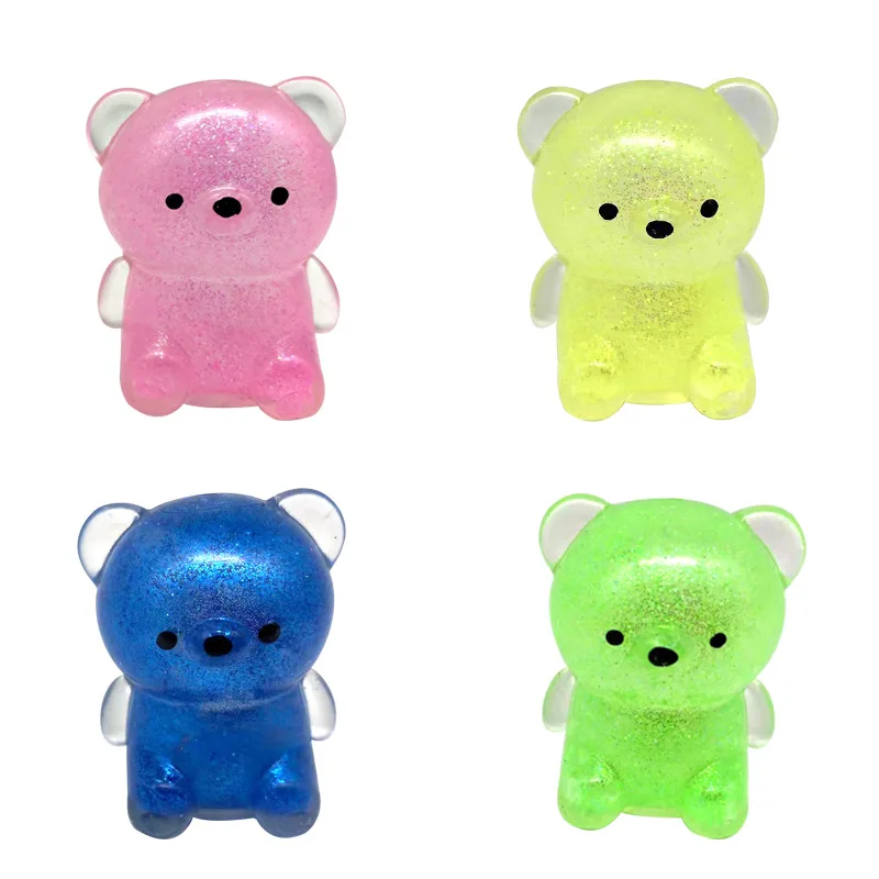 Squeeze Bear 8cm - Fidget Toy - Anti Stress - Jouet à presser ours